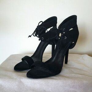 Schutz Rashne black heels, ankle straps, black classic heels, holiday, night out